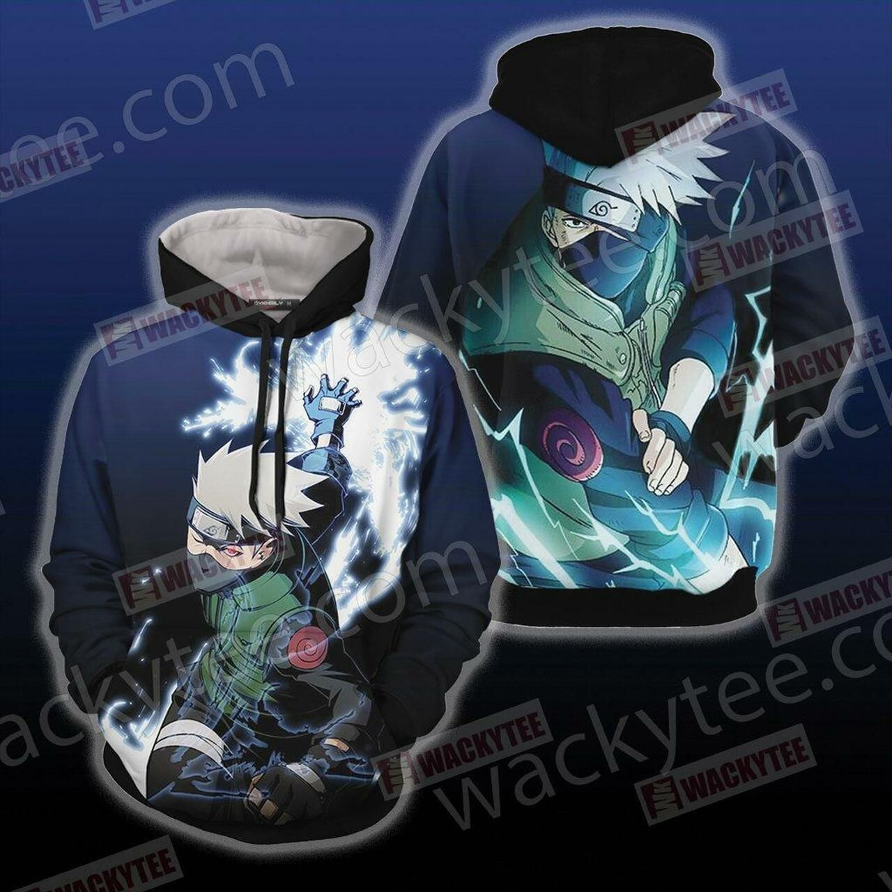 Naruto Kakashi 3D All Over Print Hoodie, Zip Hoodie