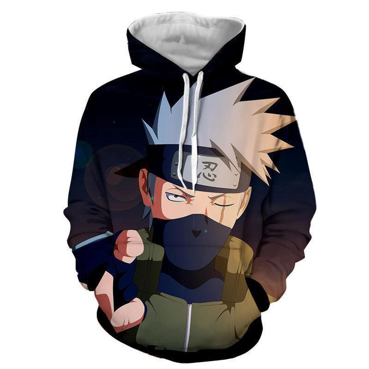 Naruto Kakashi 3D All Over Print Hoodie, Zip Hoodie