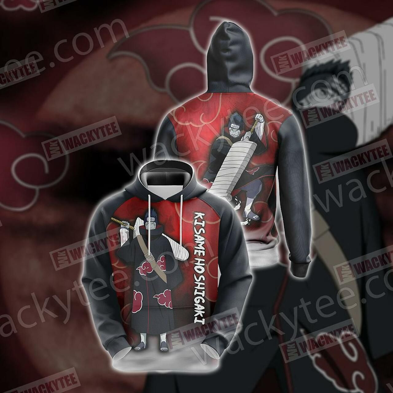 Naruto Kisame Hoshigaki Unisex 3D All Over Print Hoodie, Zip Hoodie