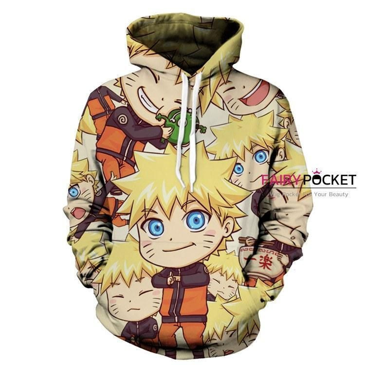Naruto Naruto Uzumaki 3D All Over Print Hoodie, Zip Hoodie