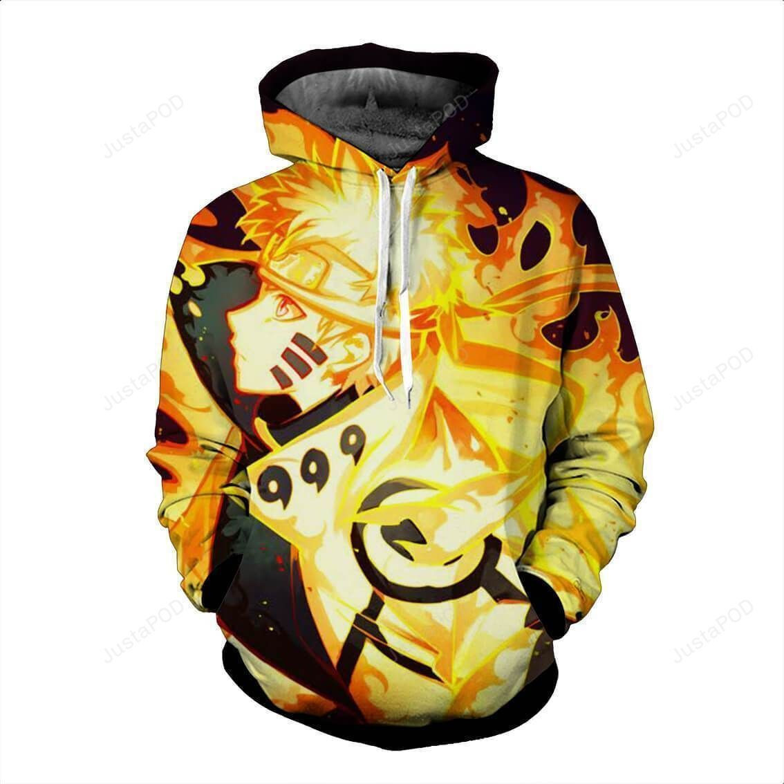 Naruto Sage Mode 3D All Over Print Hoodie, Zip Hoodie