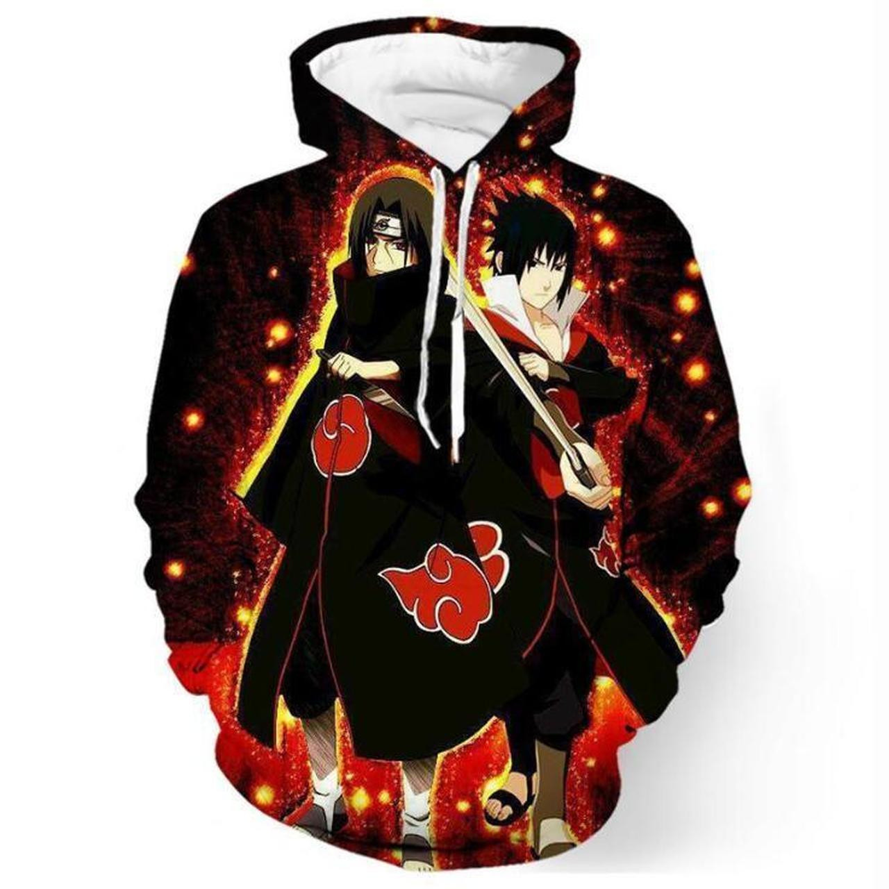 Naruto Sasuke 3D All Over Print Hoodie, Zip Hoodie