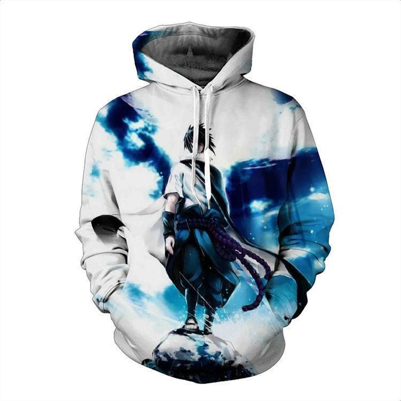 Naruto Sasuke 3D All Over Print Hoodie, Zip Hoodie