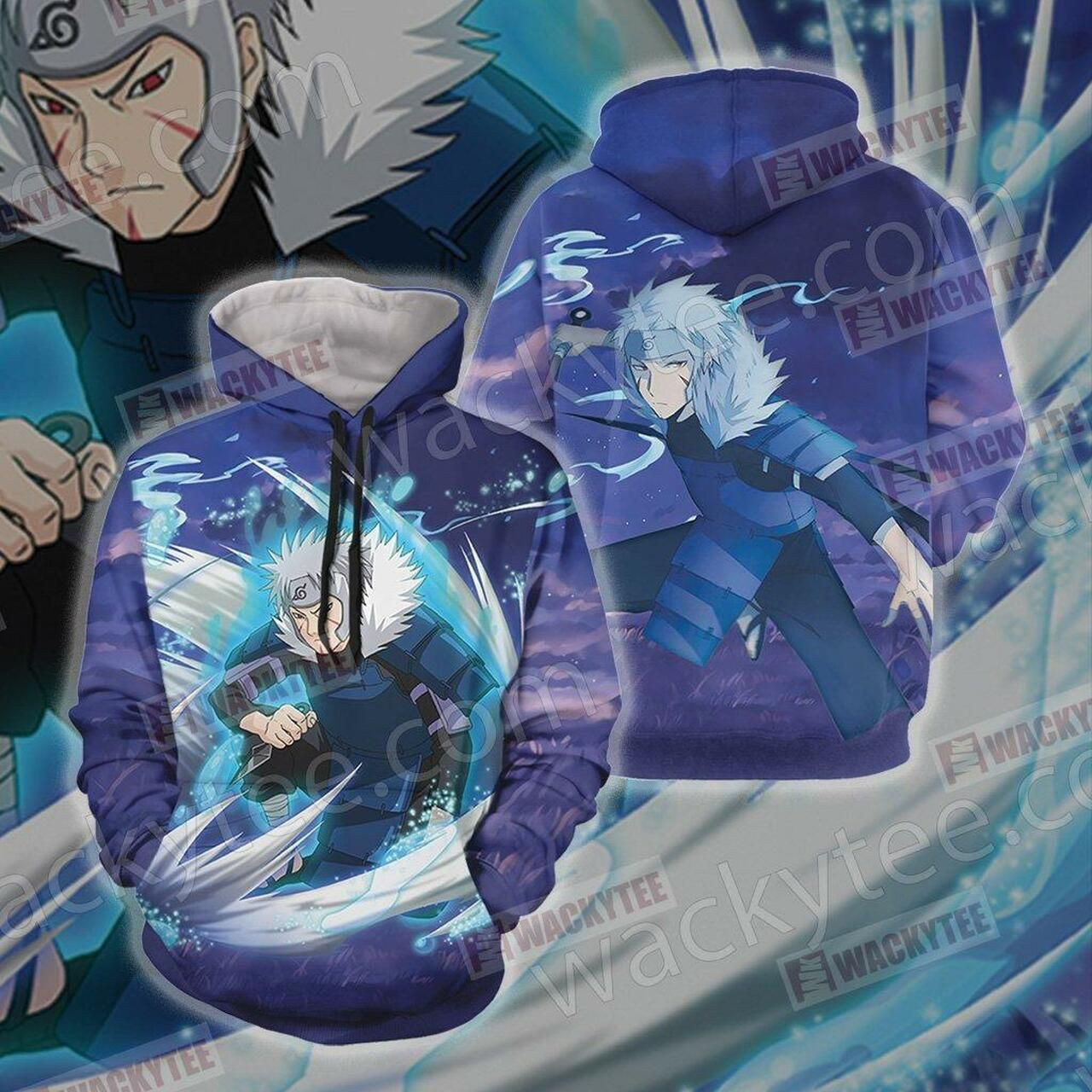 Naruto Senju Tobirama Unisex 3D All Over Print Hoodie, Zip Hoodie