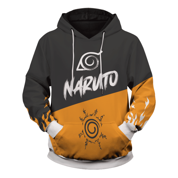 Naruto Style Unisex 3D All Over Print Hoodie, Zip Hoodie