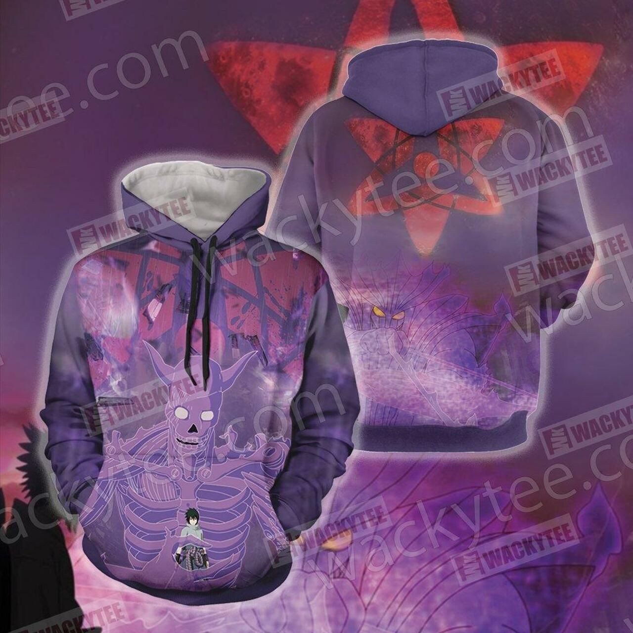 Naruto Susanoo'S Sasuke Unisex 3D All Over Print Hoodie, Zip Hoodie