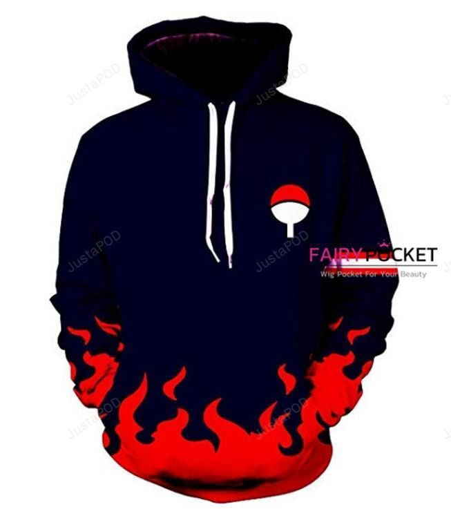 Naruto Uchiha 3D All Over Print Hoodie, Zip Hoodie