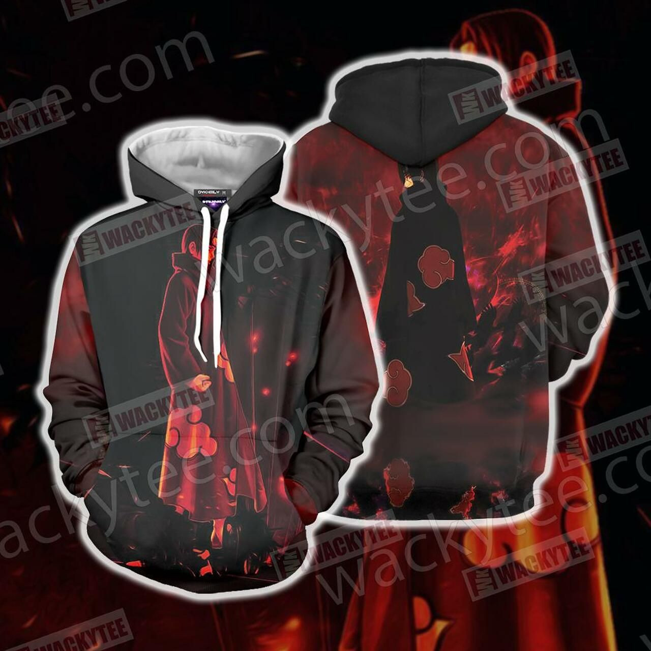 Naruto Uchiha Itachi 3D All Over Print Hoodie, Zip Hoodie