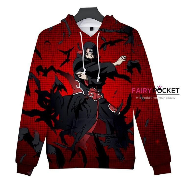 Naruto Uchiha Itachi 3D All Over Print Hoodie, Zip Hoodie