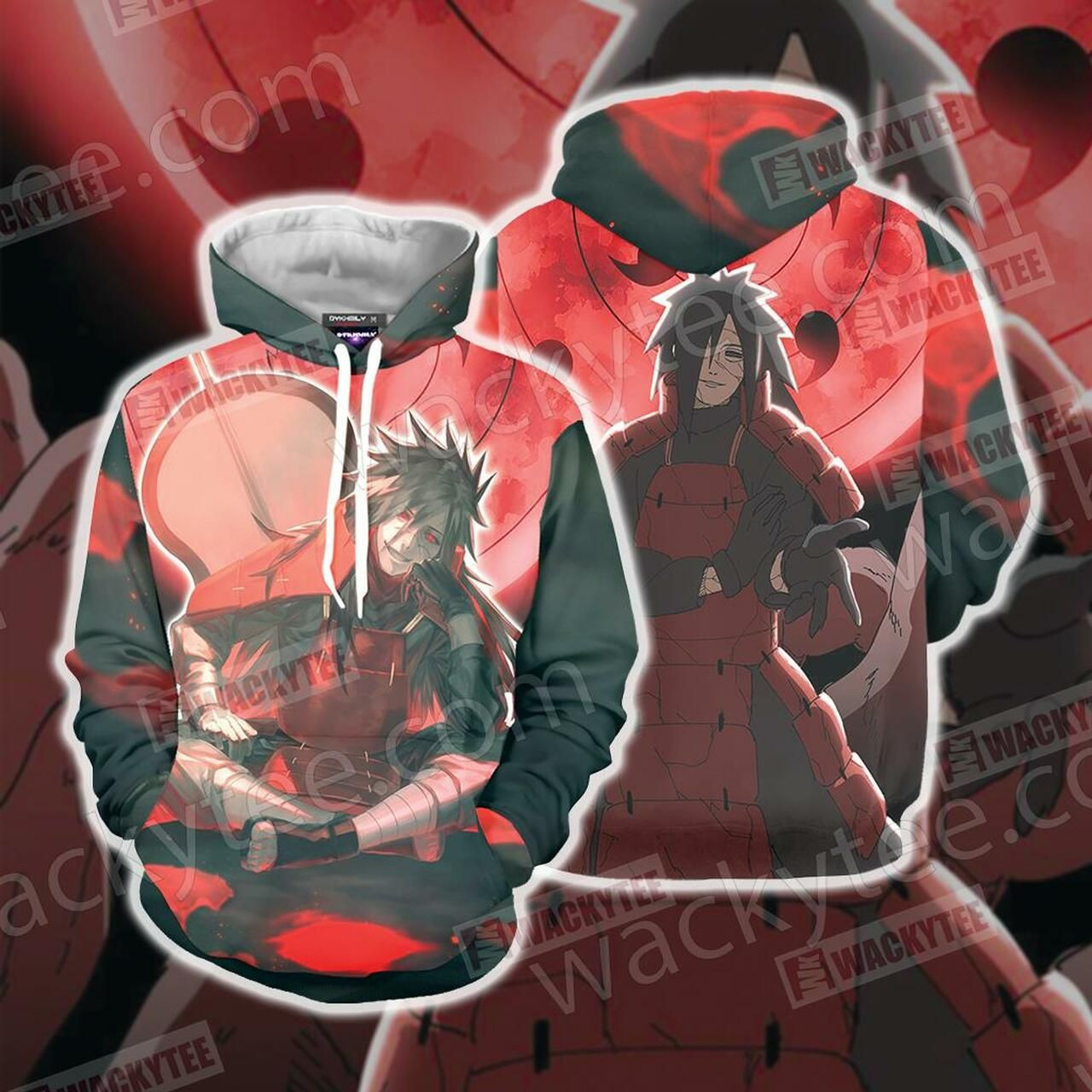 Naruto Uchiha Madara 3D All Over Print Hoodie, Zip Hoodie