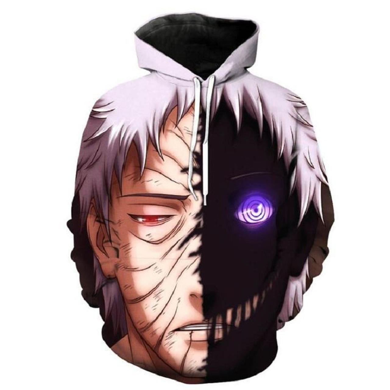 Naruto Uchiha Obito 3D All Over Print Hoodie, Zip Hoodie