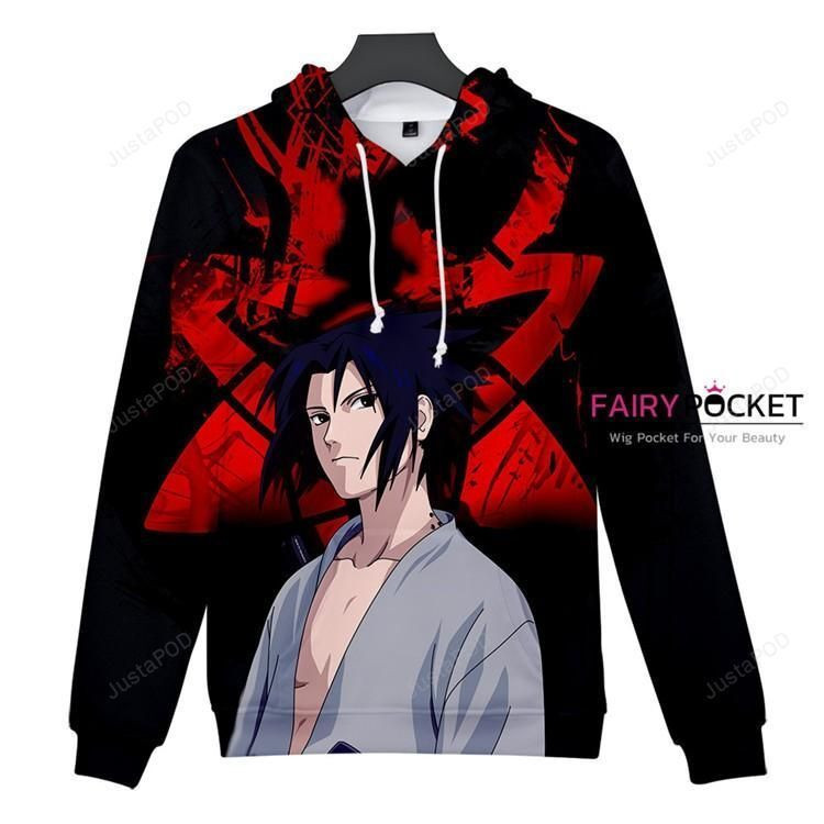 Naruto Uchiha Sasuke 3D All Over Print Hoodie, Zip Hoodie