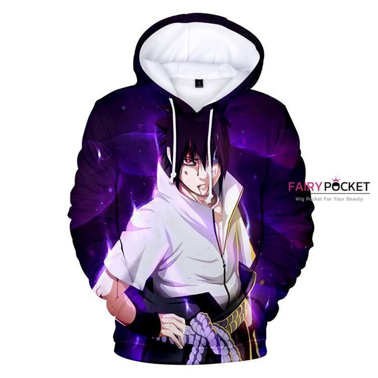 Naruto Uchiha Sasuke 3D All Over Print Hoodie, Zip Hoodie
