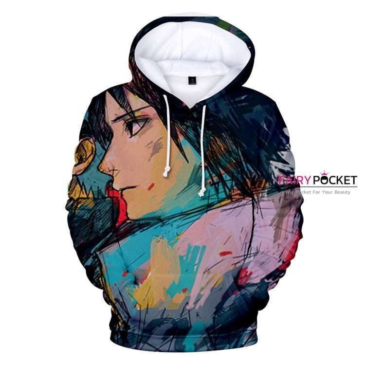 Naruto Uchiha Sasuke 3D All Over Print Hoodie, Zip Hoodie