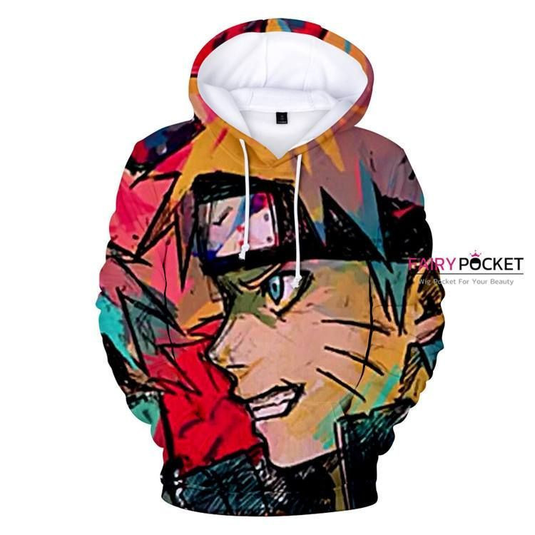 Naruto Uchiha Sasuke Red 3D All Over Print Hoodie, Zip Hoodie
