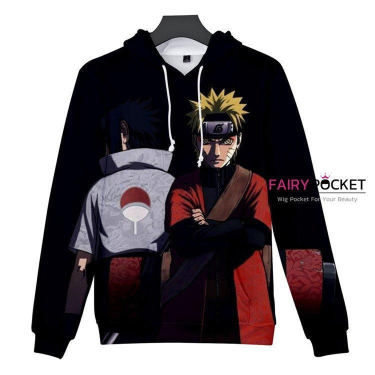 Naruto Uchiha Sasuke Uzumaki Naruto 3D All Over Print Hoodie, Zip Hoodie
