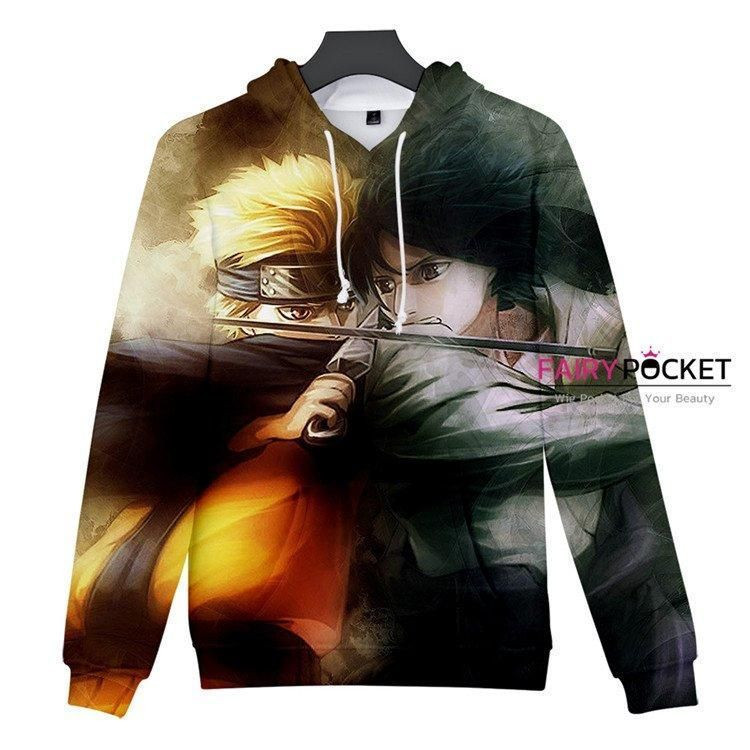 Naruto Uchiha Sasuke Uzumaki Naruto 3D All Over Print Hoodie, Zip Hoodie