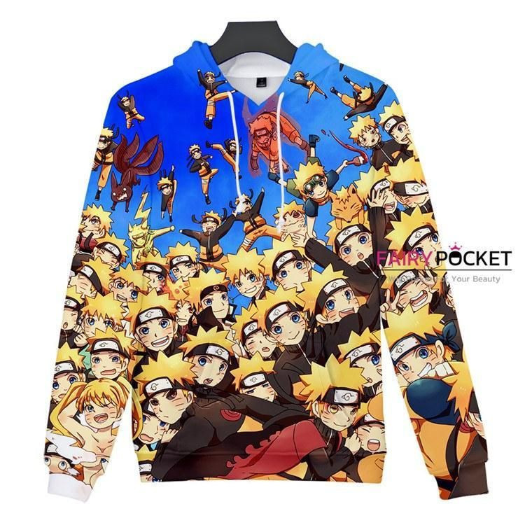 Naruto Uzumaki Naruto 3D All Over Print Hoodie, Zip Hoodie