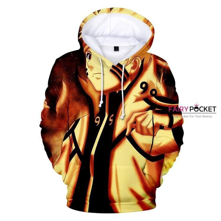 Naruto Uzumaki Naruto Blonde 3D All Over Print Hoodie, Zip Hoodie
