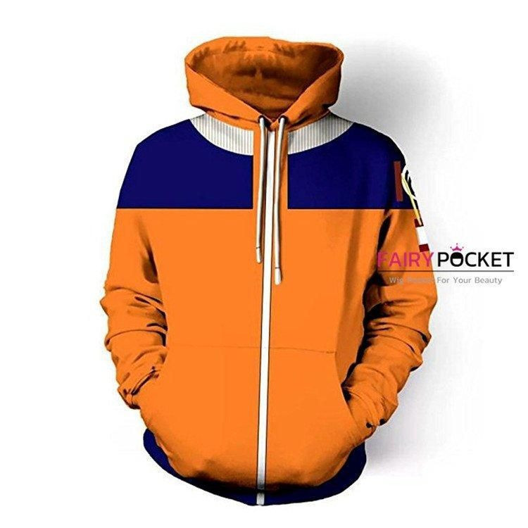 Naruto Uzumaki Naruto Orange 3D All Over Print Hoodie, Zip Hoodie