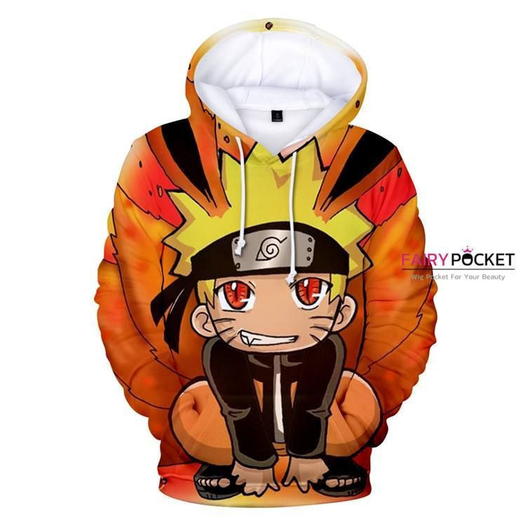 Naruto Uzumaki Naruto Orange 3D All Over Print Hoodie, Zip Hoodie