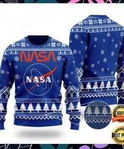 Nasa Ugly Christmas Sweater Adult 3D Funny Matching for family