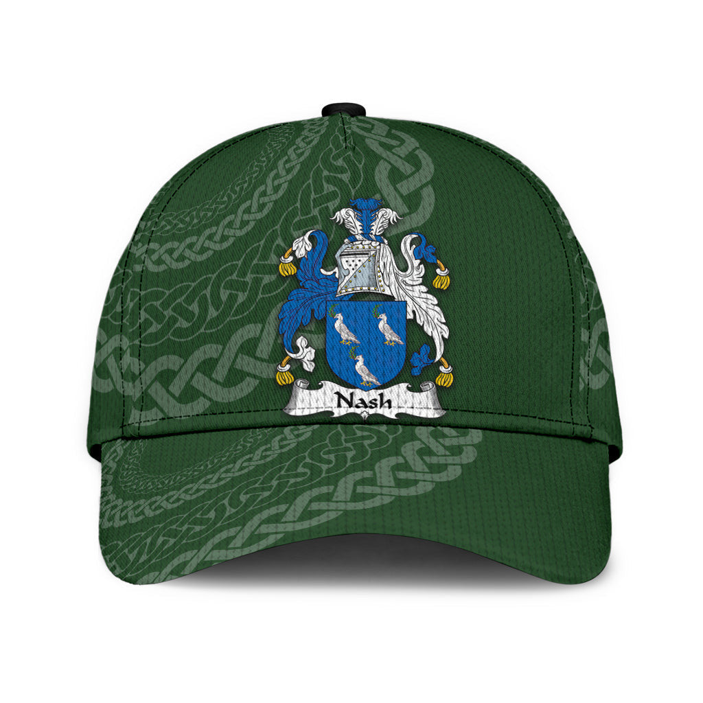 Nash Coat Of Arms - Irish Family Crest St Patrick's Day Hat Classic Cap Trucker Hats Custom Hats Gifts For Men & Women