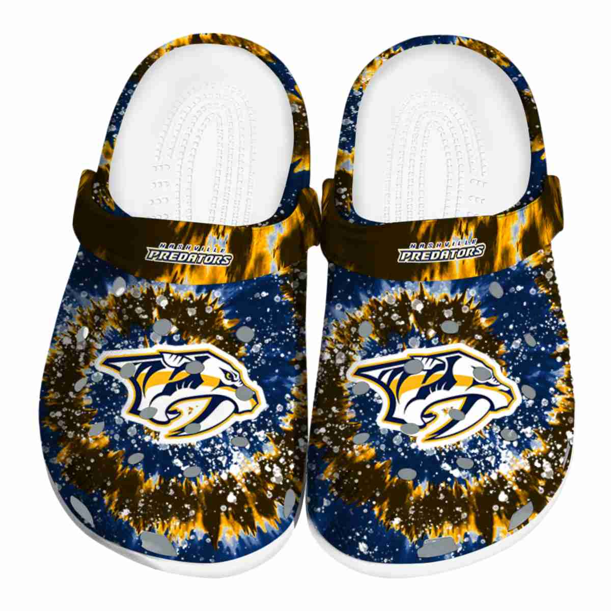Nashville Predators NHL Sport Crocs Crocband Clogs Shoes Comfortable For Men Women and Kids