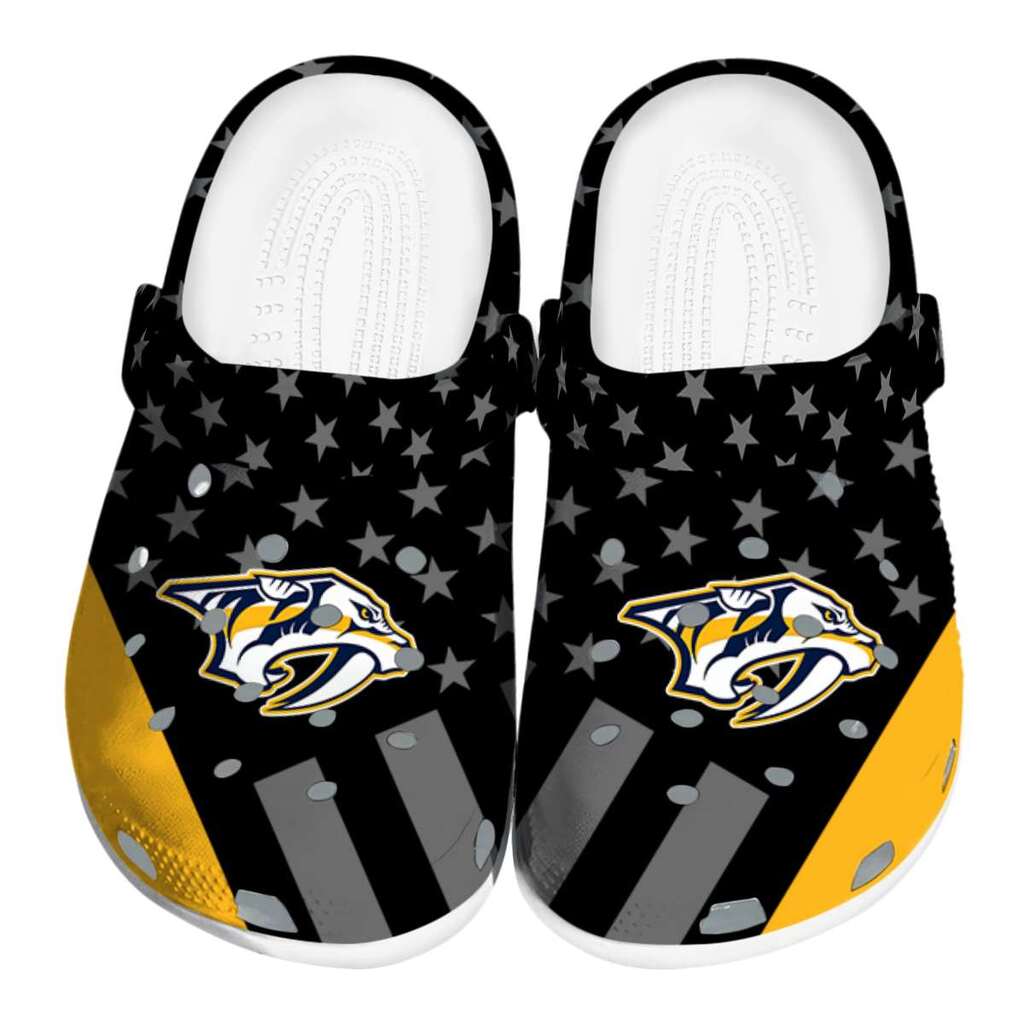 Nashville Predators Stellar Stripes Theme ClogTVC1801884
