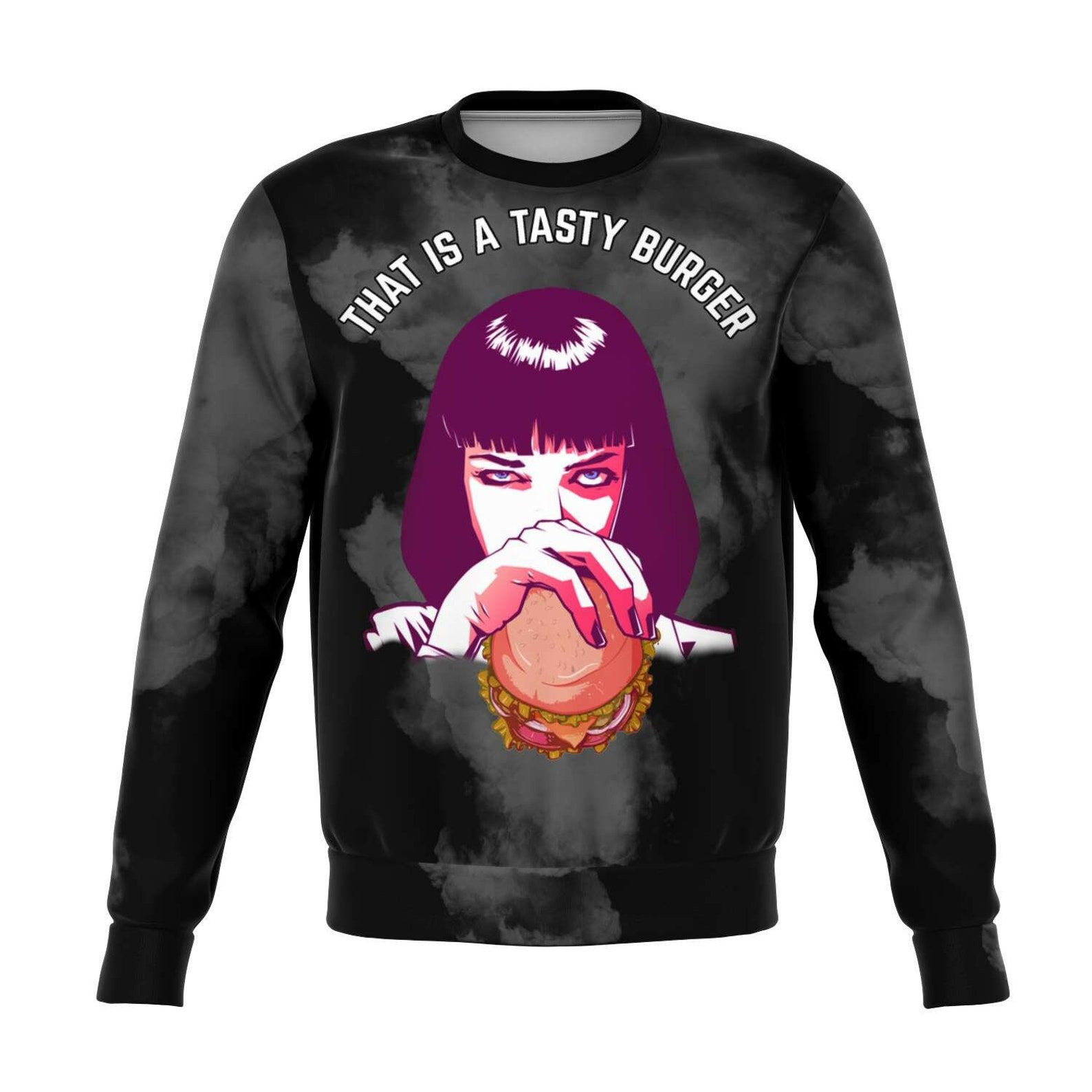 Nasty Burger 3D Ugly Christmas Sweater Adult 3D Funny Matching for family