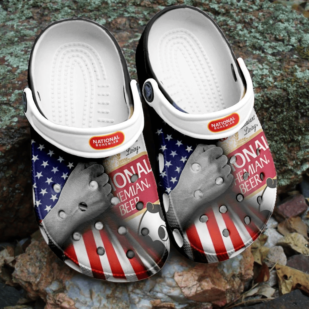 National Bohemian BeerAdults Crocs Crocband Shoes Clogs Comfortable For Men Women