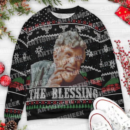 National Lampoon Christmas Vacation Uncle Lewis Sweater - Image 9