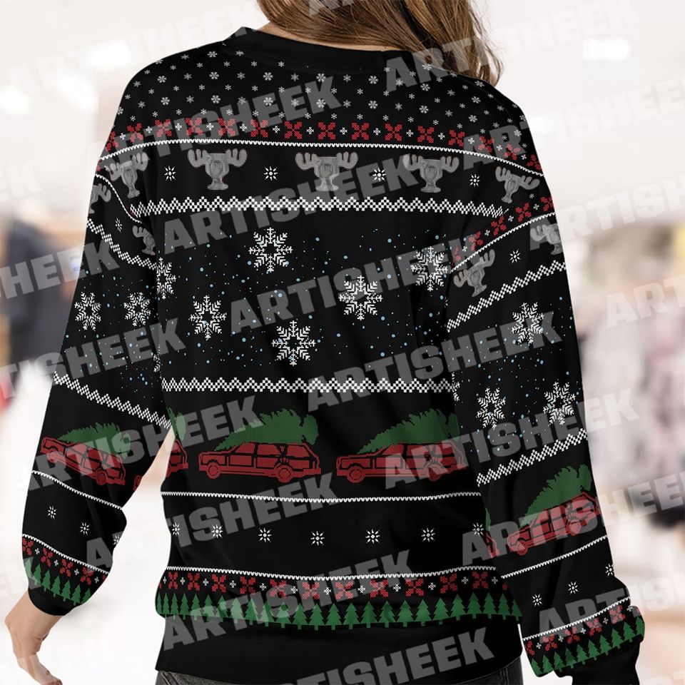 National Lampoon Christmas Vacation Uncle Lewis Sweater - Image 4