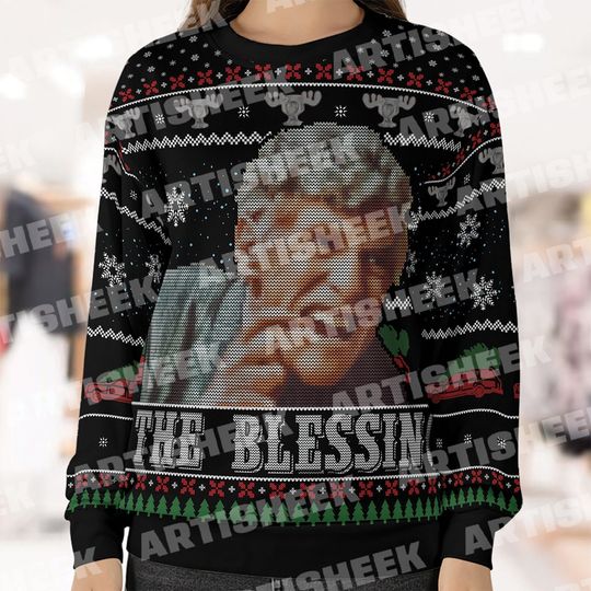 National Lampoon Christmas Vacation Uncle Lewis Sweater - Image 11