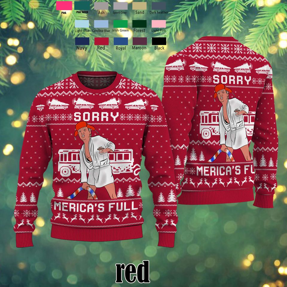 National Lampoon Cousin Eddie Trump Men's Ugly Sweater