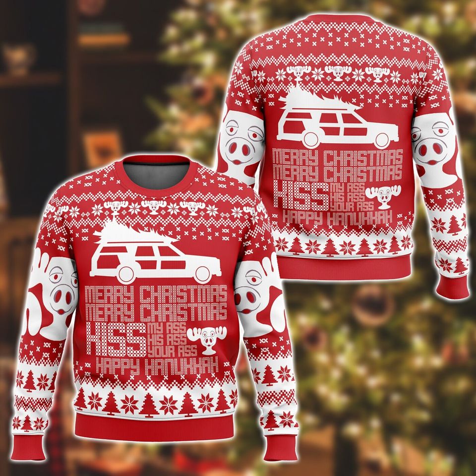 National Lampoon's Christmas Vacation Ugly Sweater, Griswold Family Ugly Sweatshirt