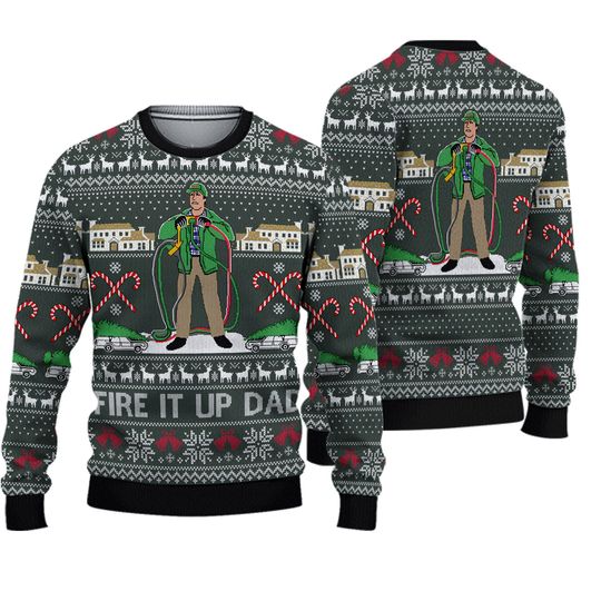 National Lampoons Christmas Vacation Ugly Sweater, Griswold Holiday Sweatshirt - Image 2
