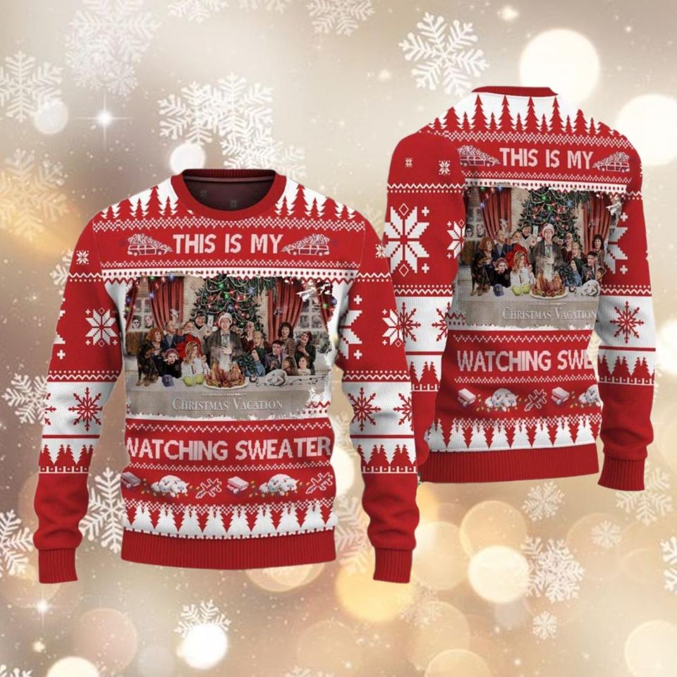 National Lampoons Christmas Vacation Ugly Sweater, Griswold Ugly Xmas Sweater