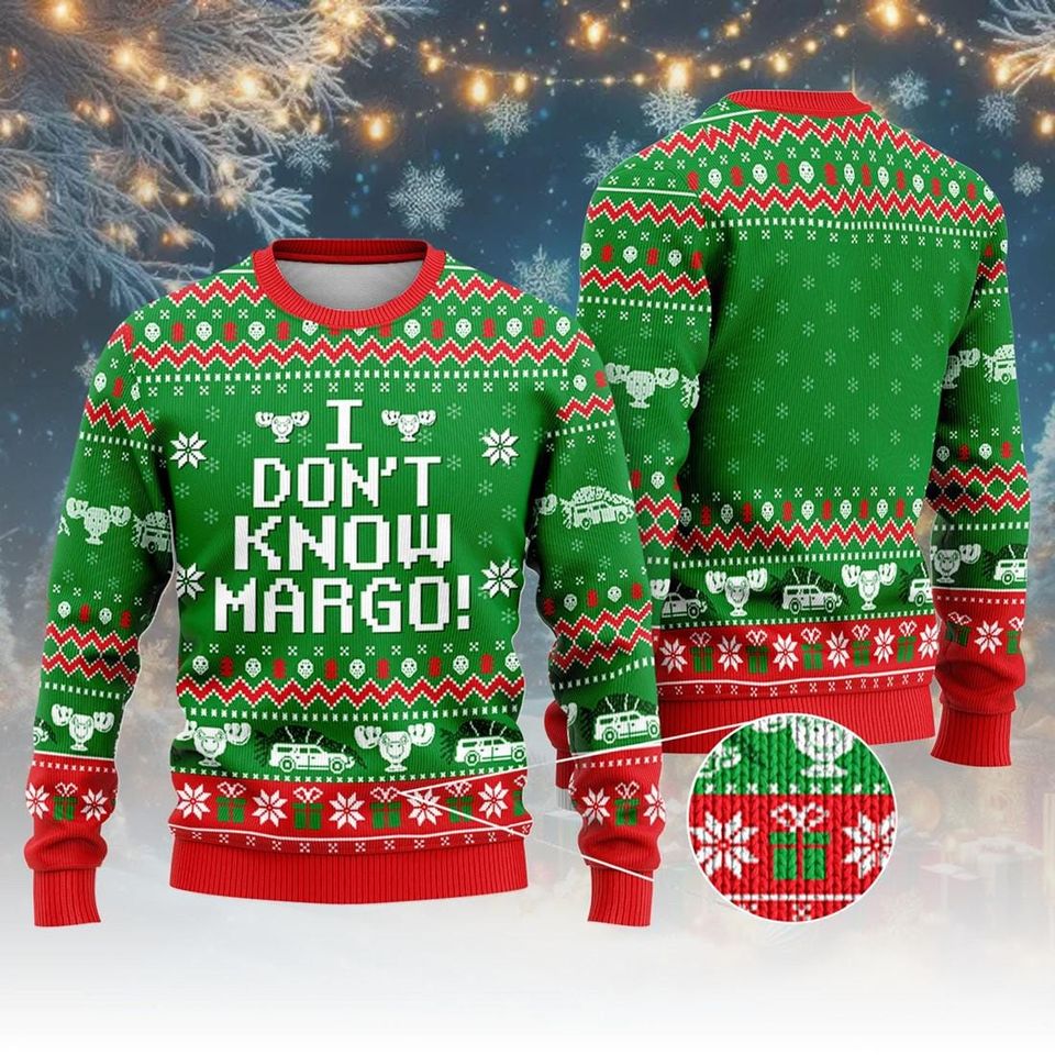National Lampoon's Christmas Vacation Ugly Sweater, Why Is The Carpet All Wet Todd