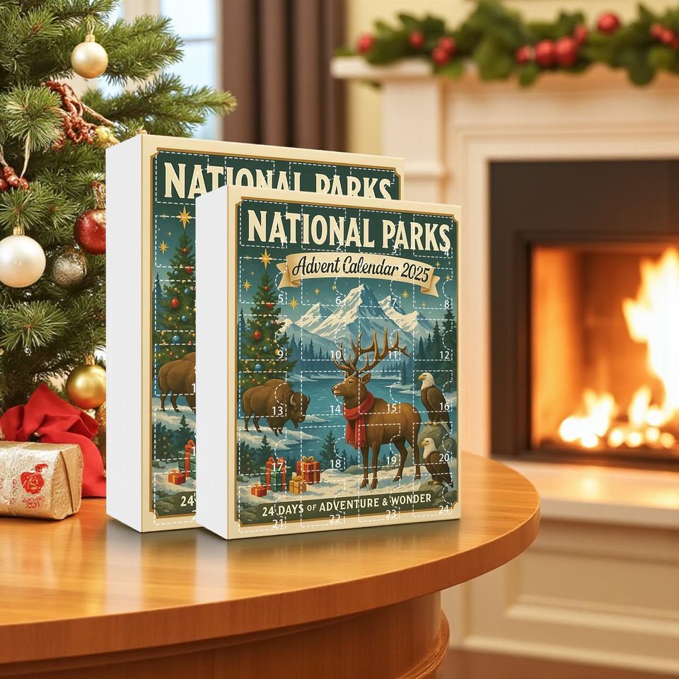 National Parks Advent Calendar 2025: Acrylic Ornament Countdown