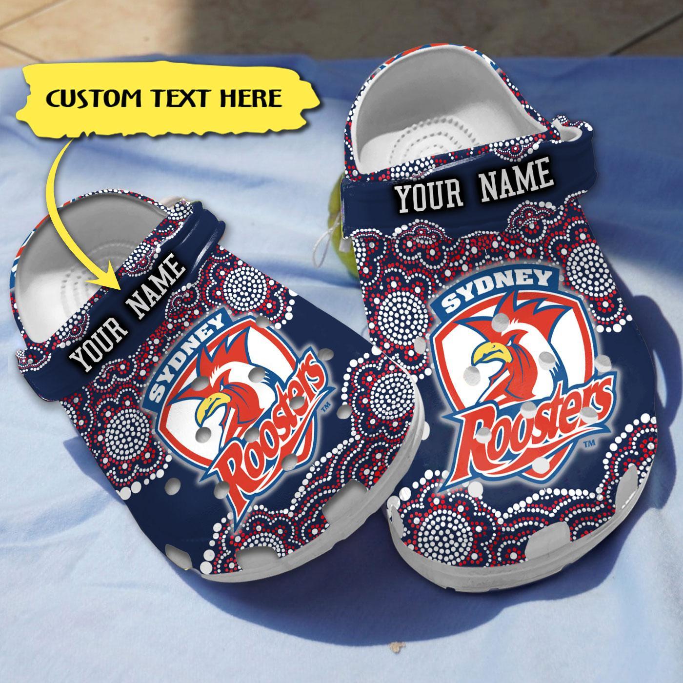National Rugby League Sydney Roosters Sport Crocs Crocband Clogs Shoes Comfortable For Men Women and Kids