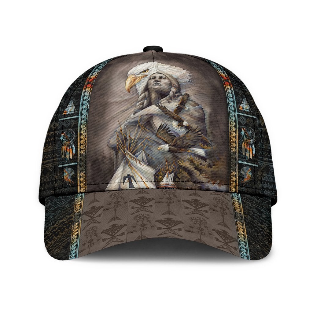 Native American Classic Cap Trucker Hats Custom Hats Gifts For Men & Women