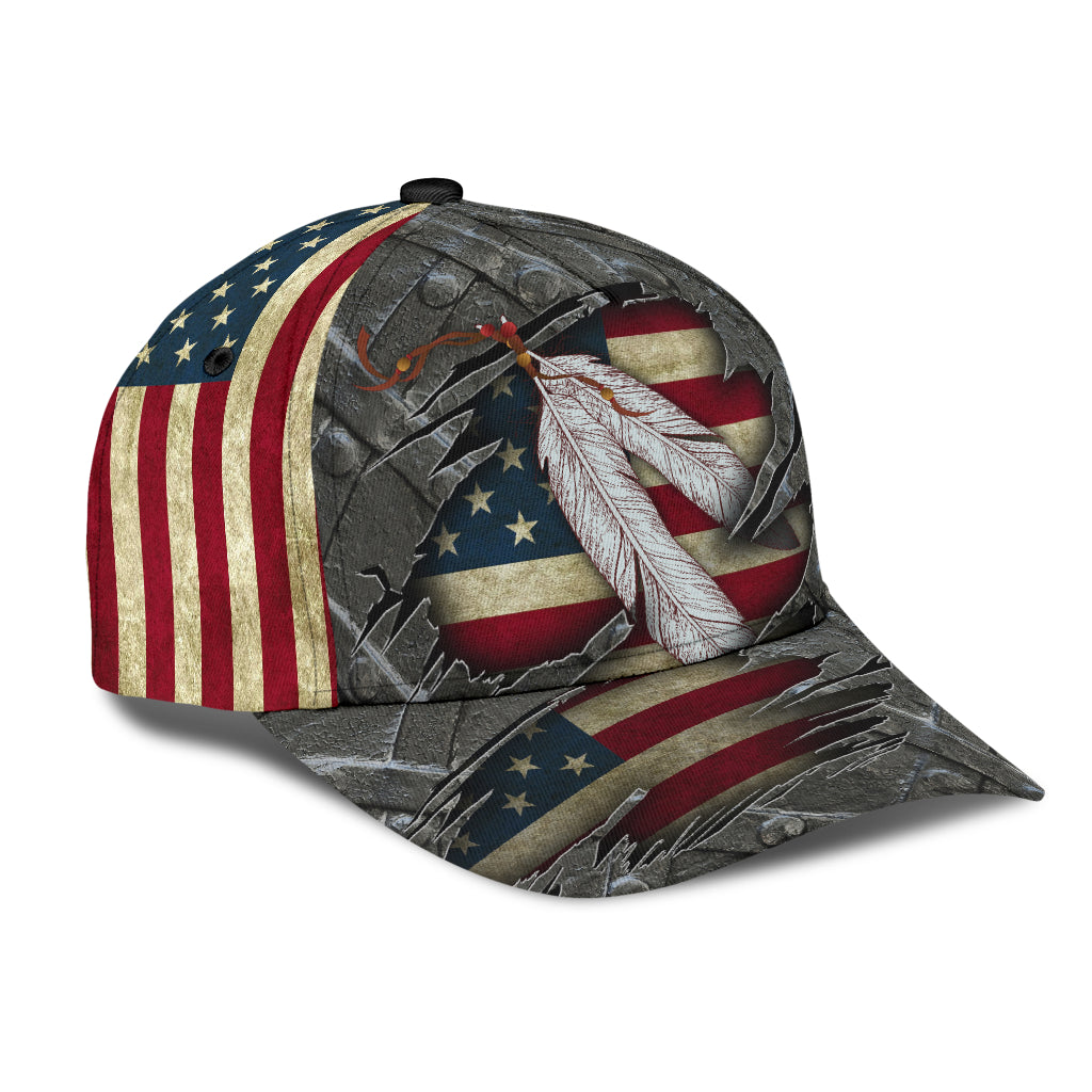 Native American Classic Cap Trucker Hats Custom Hats Gifts For Men & Women