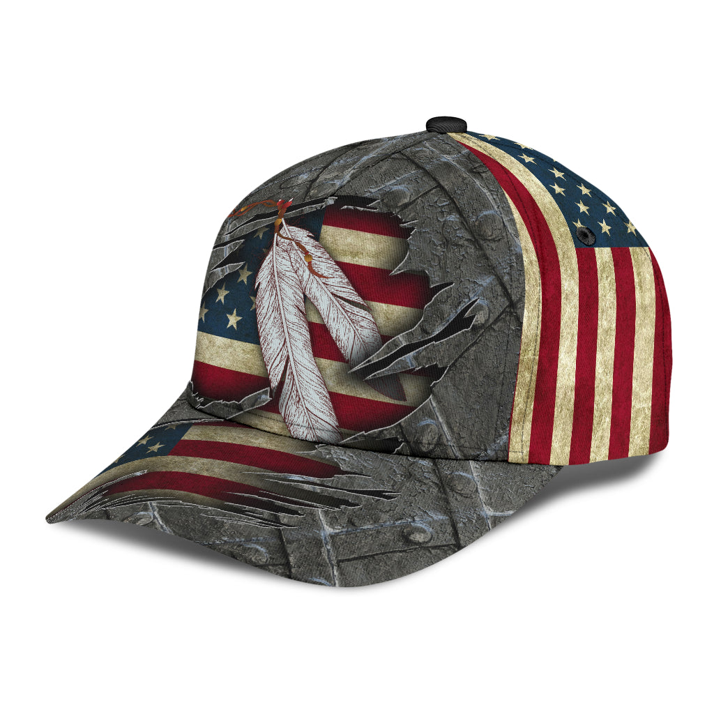 Native American Classic Cap Trucker Hats Custom Hats Gifts For Men & Women