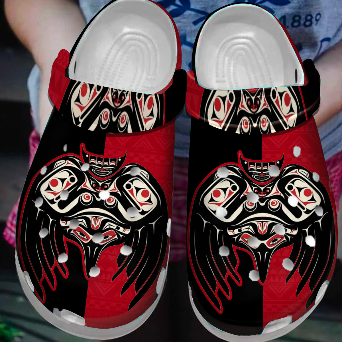 Native American Crocs Clog Shoes For Kid and Adult