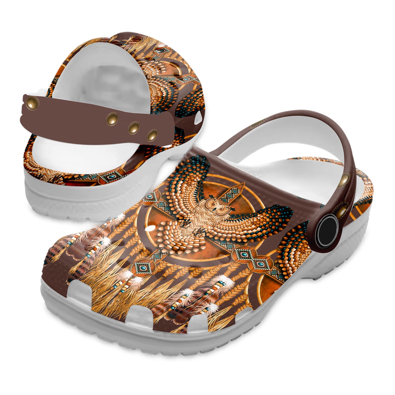 Native American Crocs Clog Shoes For Kid and Adult