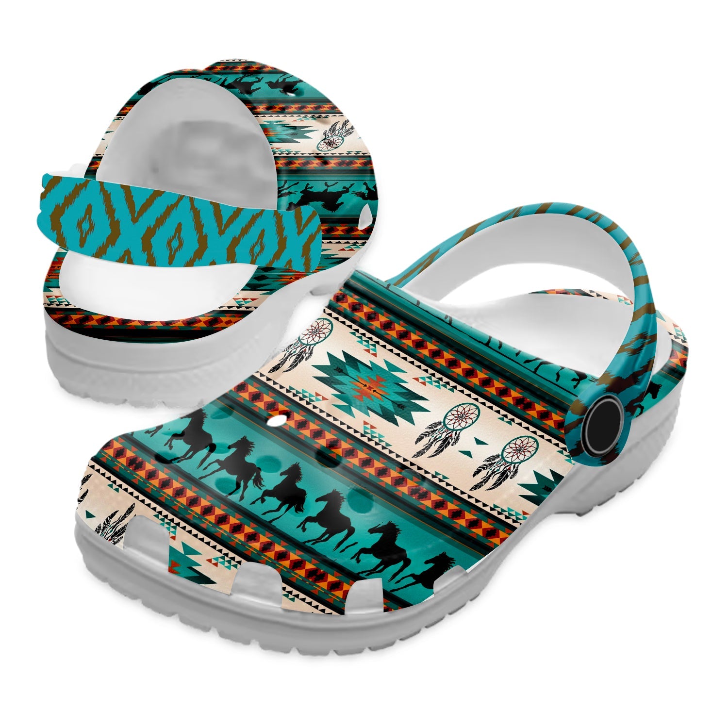 Native American Crocs Clog Shoes For Kid and Adult