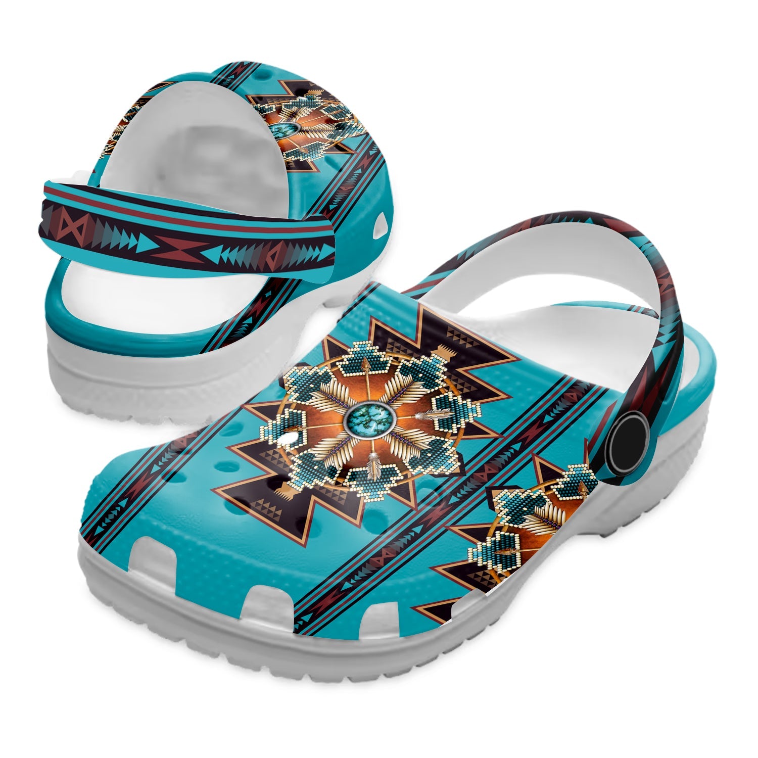 Native American Crocs Clog Shoes For Kid and Adult
