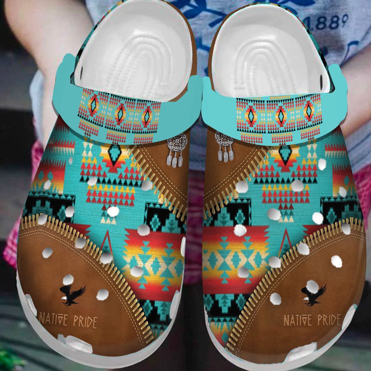 Native American Crocs Clog Shoes For Kid and Adult