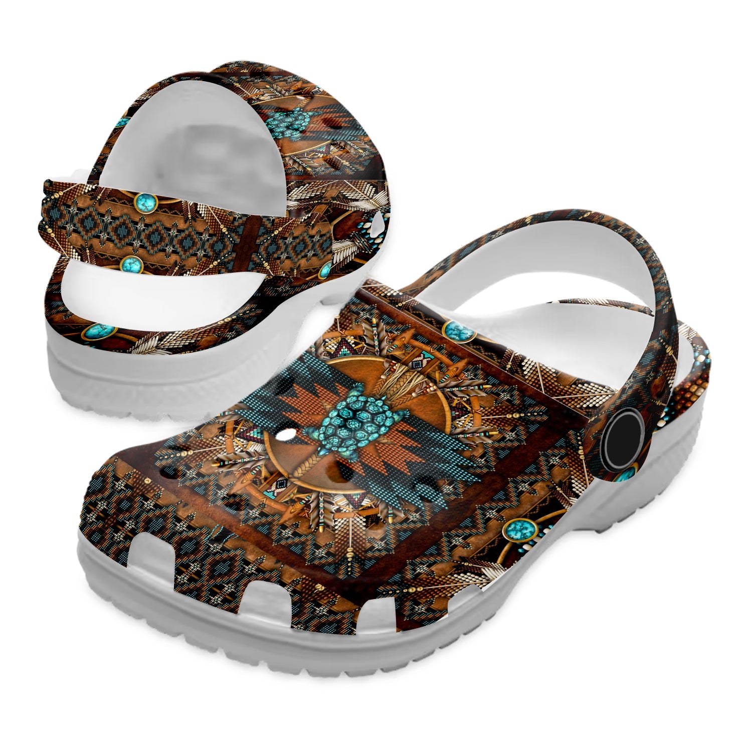 Native American Crocs Clog Shoes For Kid and Adult